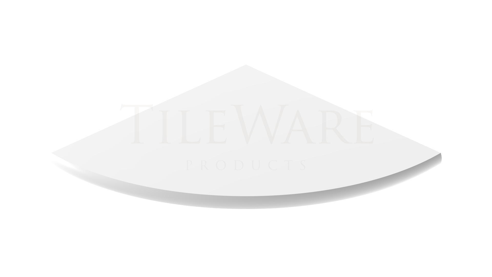 TileWare Boundless™ Series L-Shaped Corner Shelf With Tee Hook  (Traditional) - Tile Pro Depot